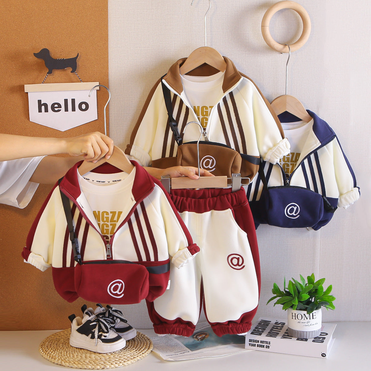 Boys Shoulder Bag 3-Piece Set