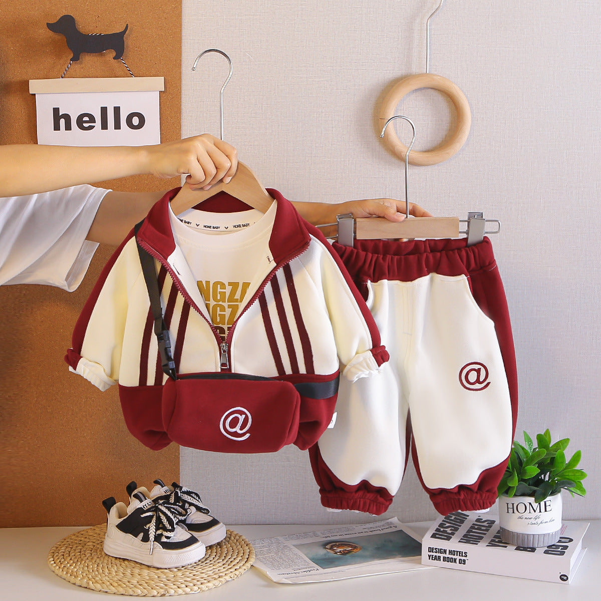 Boys Shoulder Bag 3-Piece Set