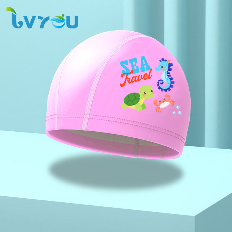 Kids Swim Cap – Cute Design with Ear Protection