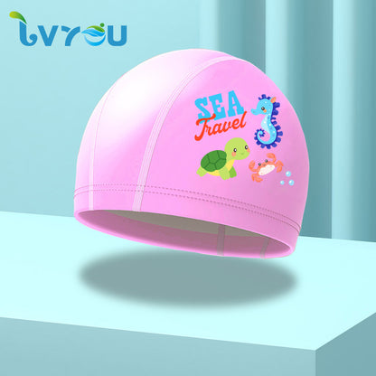 Kids Swim Cap – Cute Design with Ear Protection