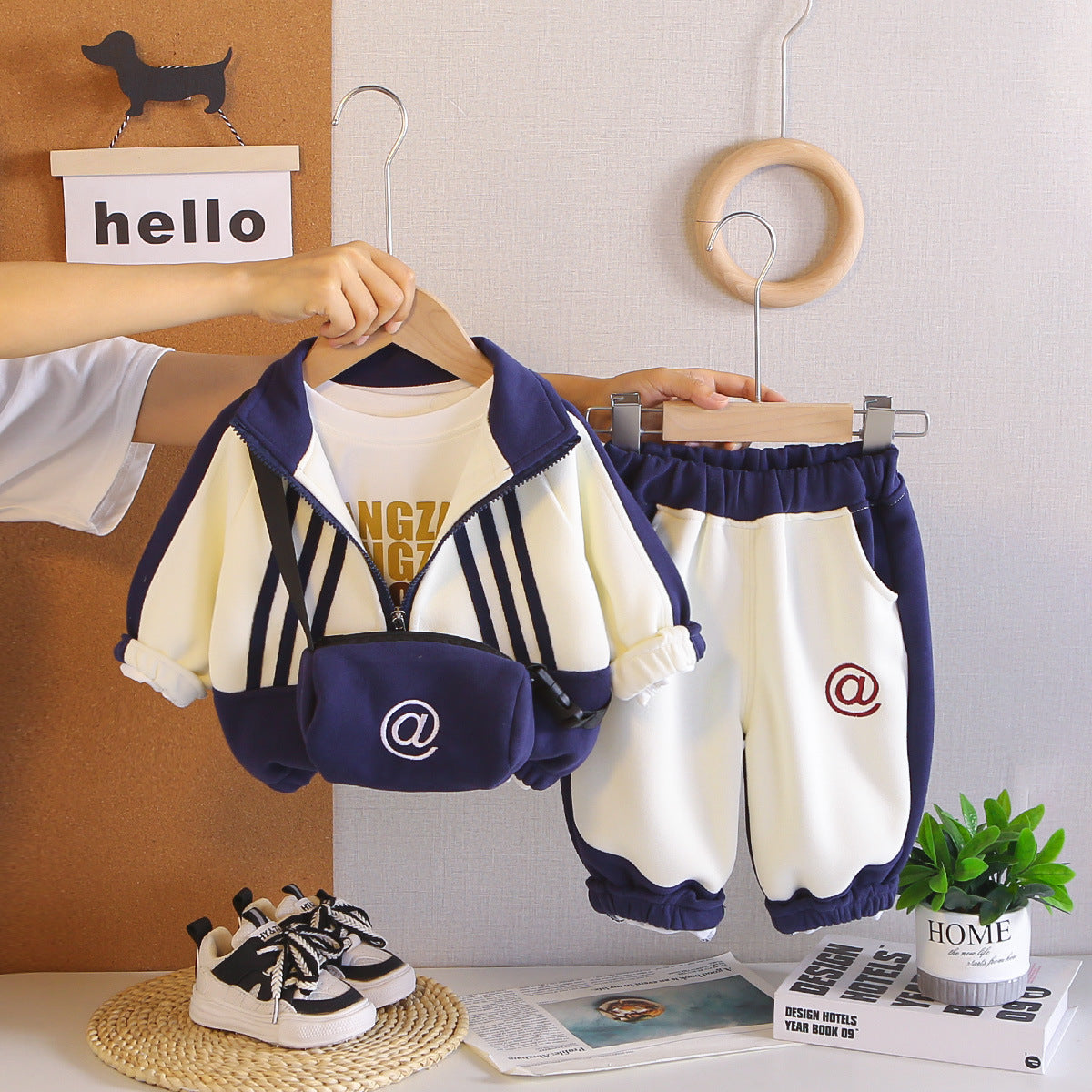 Boys Shoulder Bag 3-Piece Set