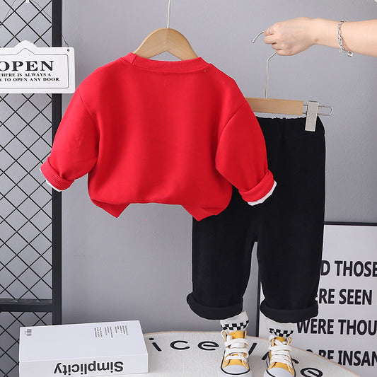 Kids Puppy Hoodie Set