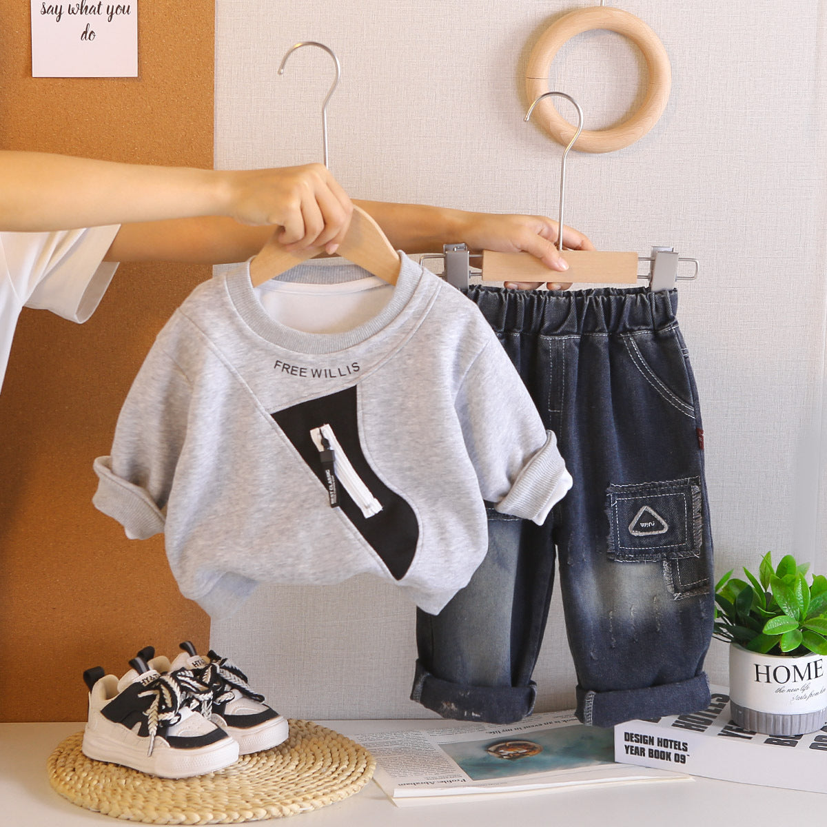 Boys Fleece Hoodie Set
