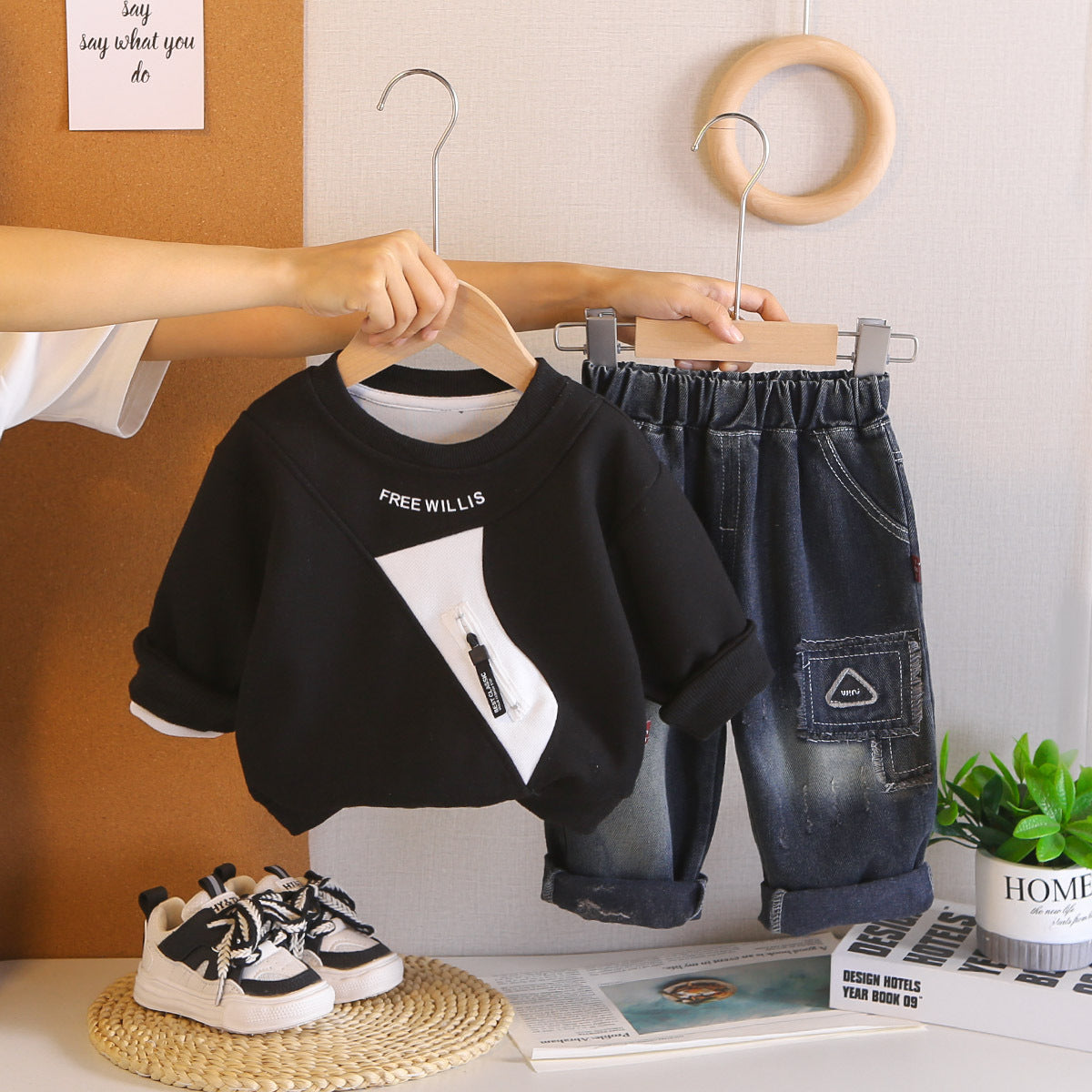 Boys Fleece Hoodie Set
