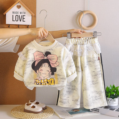 Girls Knot Hoodie Set