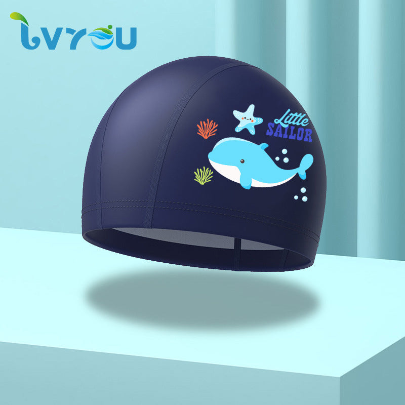 Kids Swim Cap – Cute Design with Ear Protection