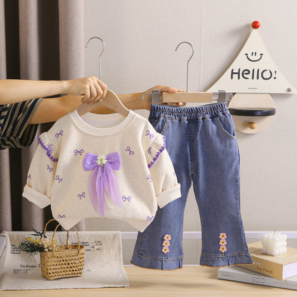 Girls Jeans & Top Set