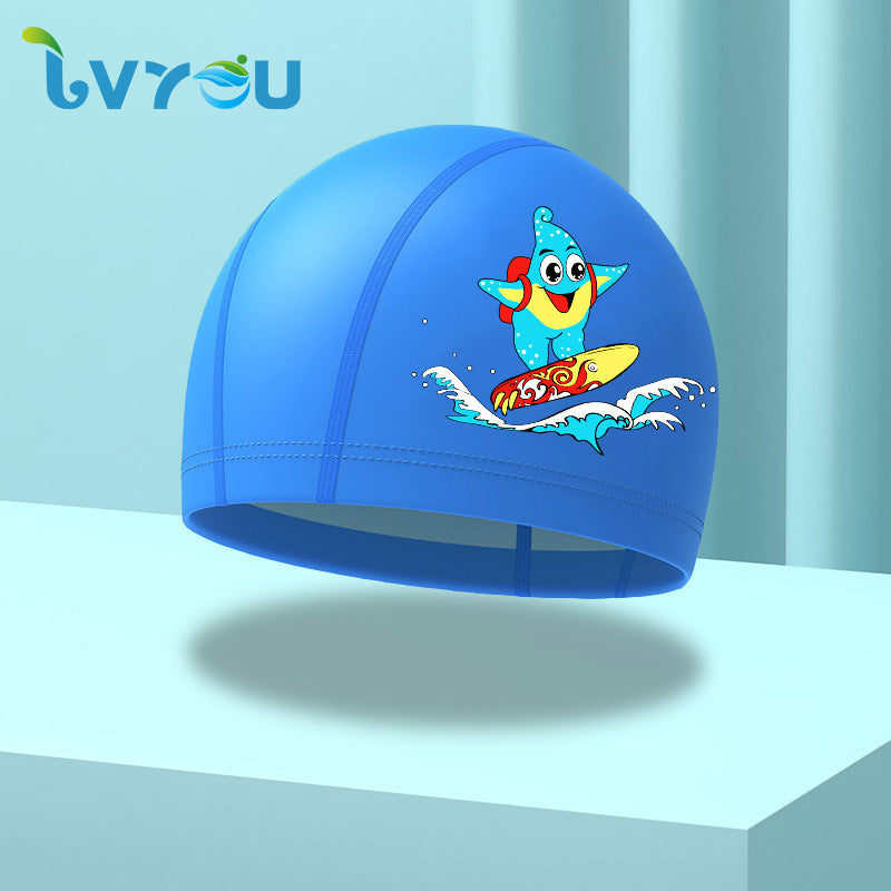 Kids Swim Cap – Cute Design with Ear Protection