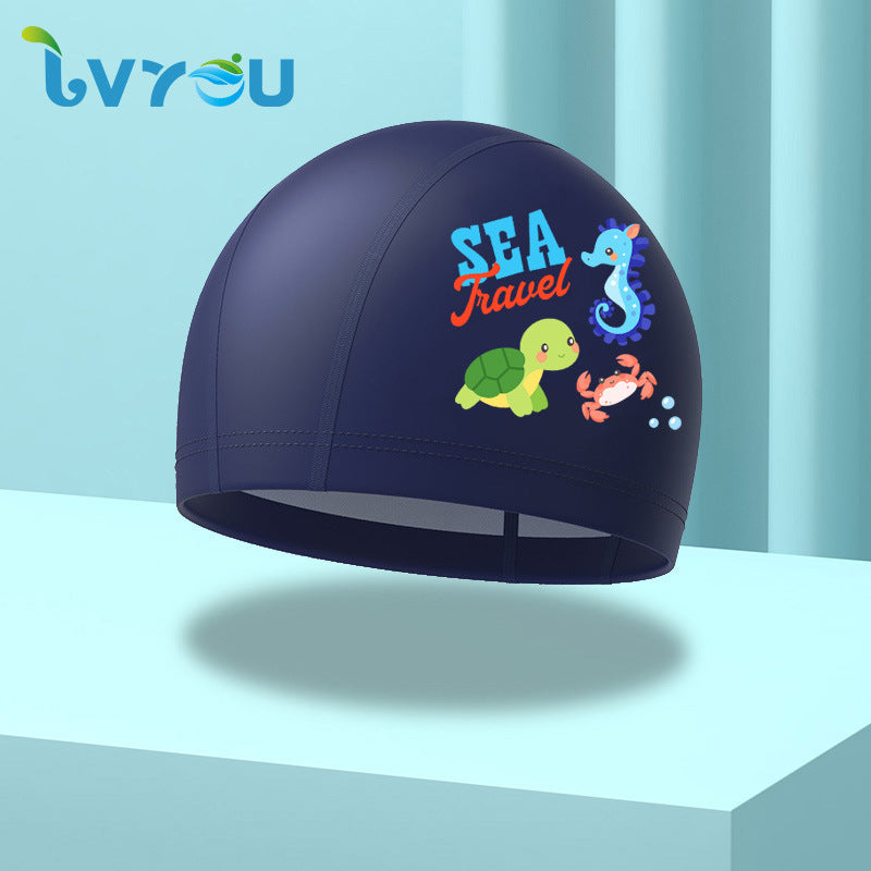 Kids Swim Cap – Cute Design with Ear Protection