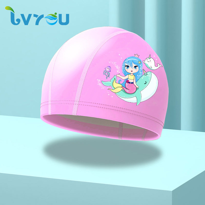 Kids Swim Cap – Cute Design with Ear Protection