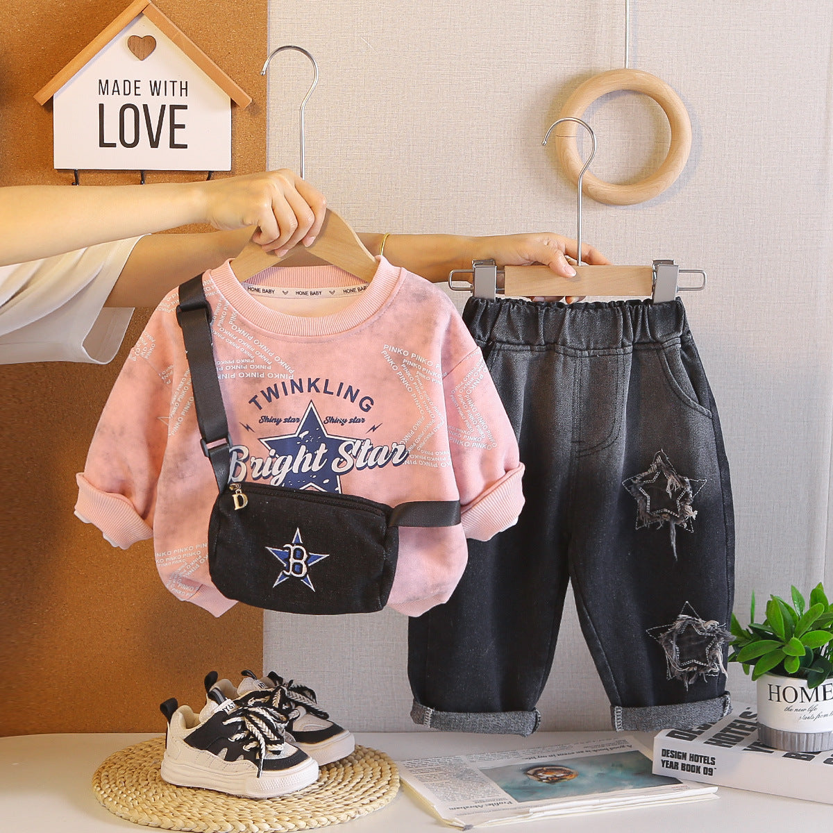 Boys Trendy Hoodie Set