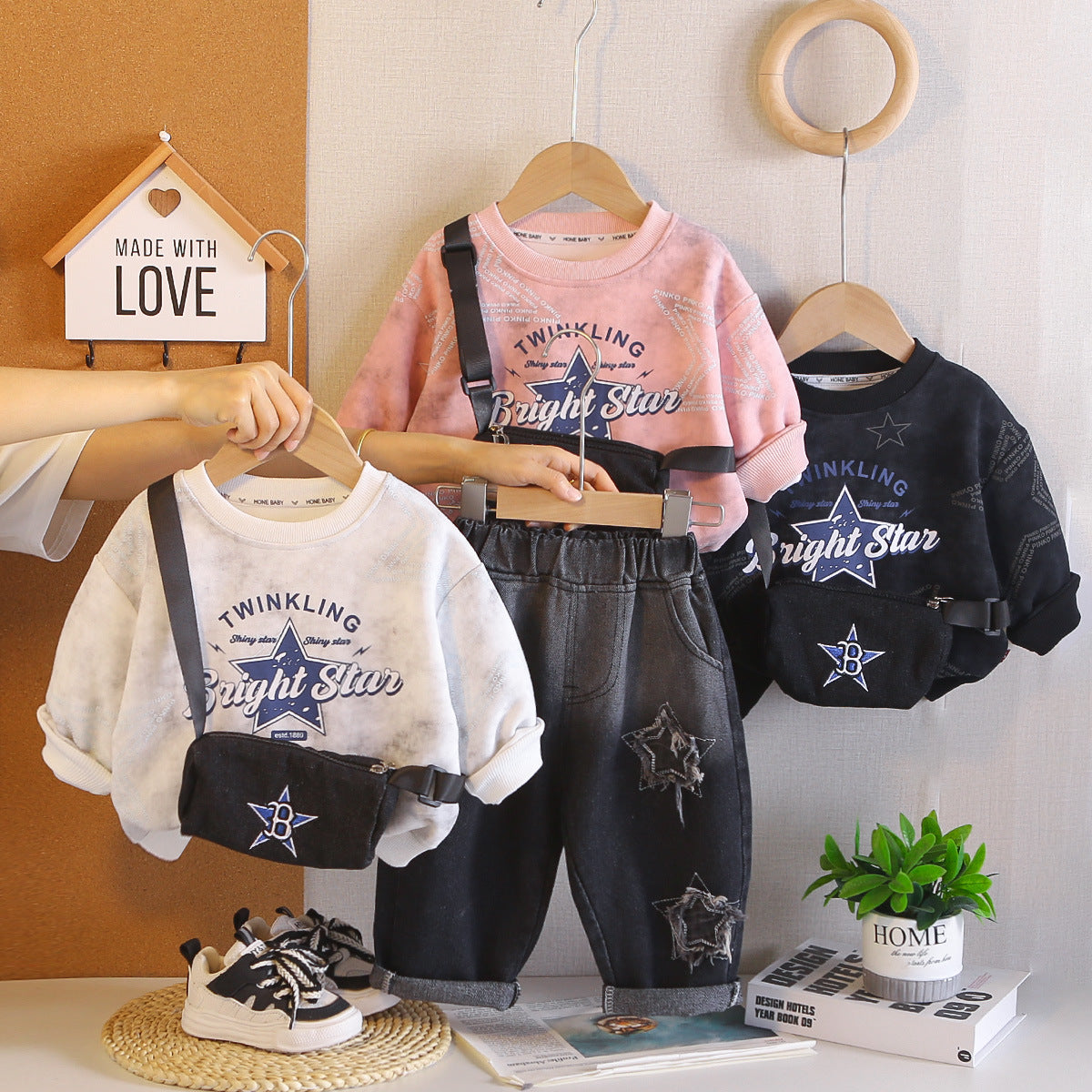 Boys Trendy Hoodie Set