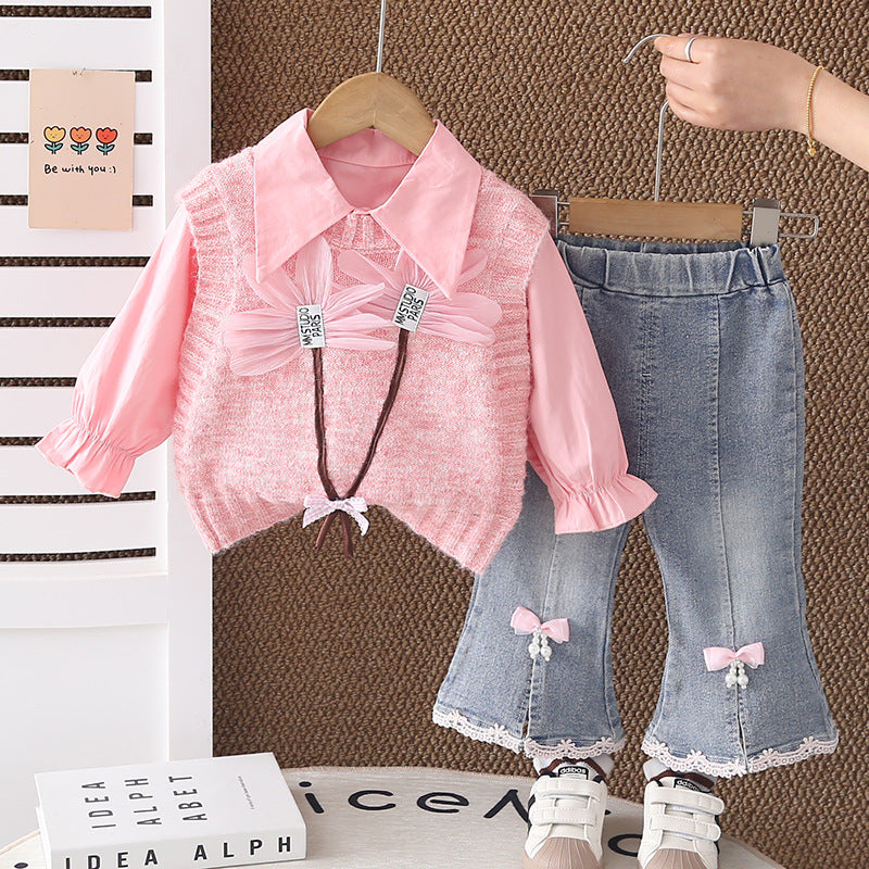 Girls Flower Pattern Set