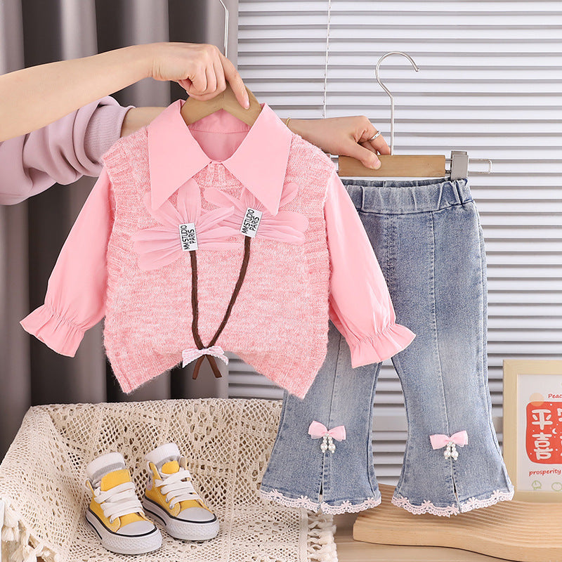 Girls Floral 3-Piece Set