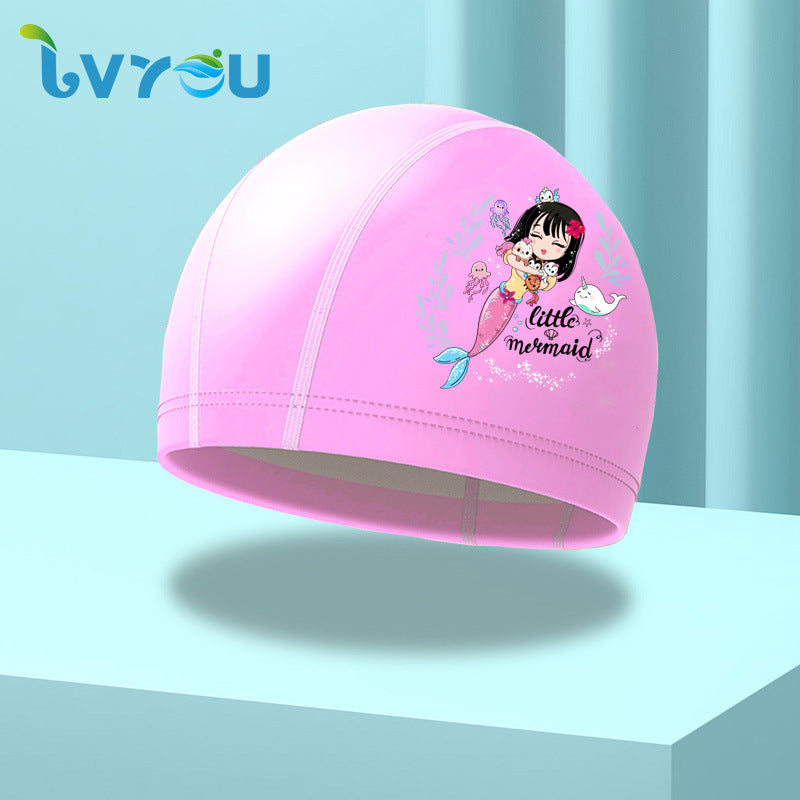 Kids Swim Cap – Cute Design with Ear Protection