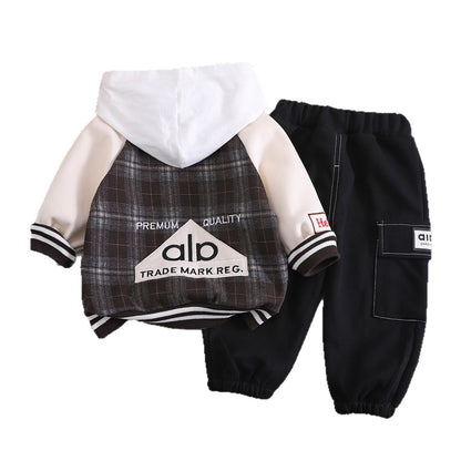 Boys Baseball Jacket Set