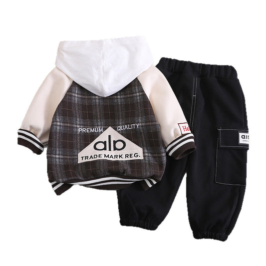 Boys Baseball Jacket Set