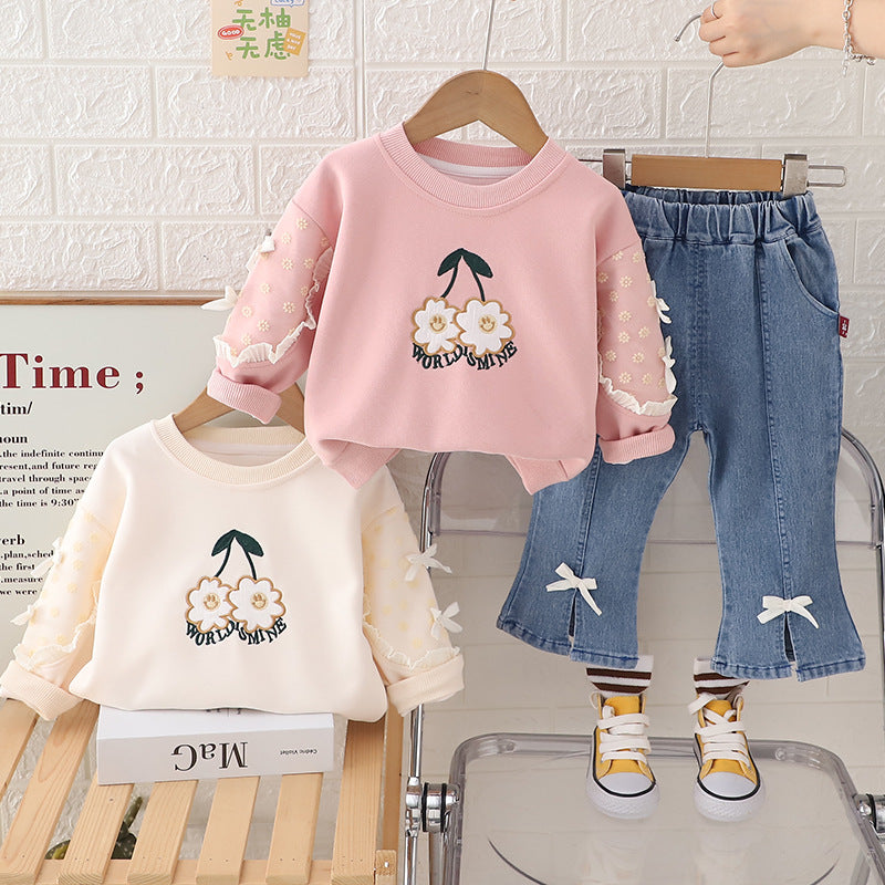 Girls Sweatshirt Set