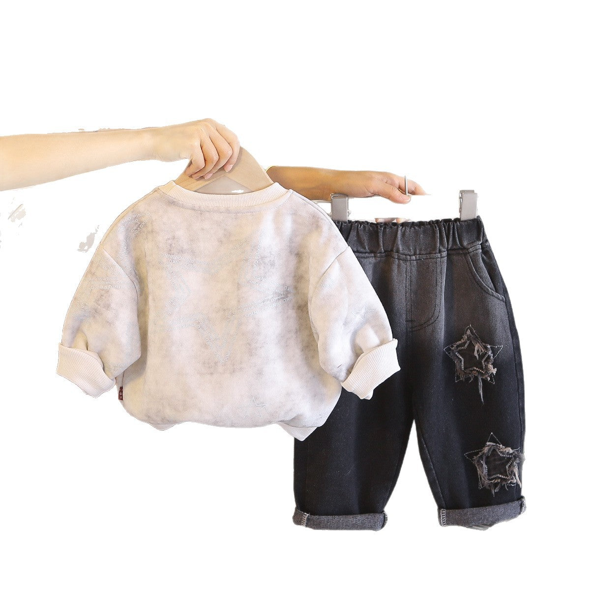 Boys Trendy Hoodie Set