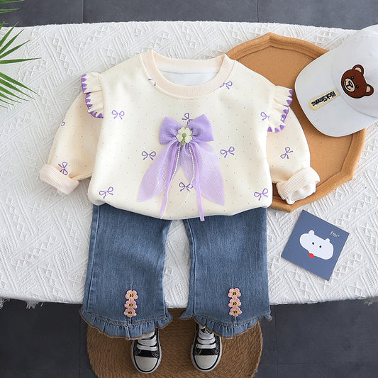 Girls Jeans & Top Set