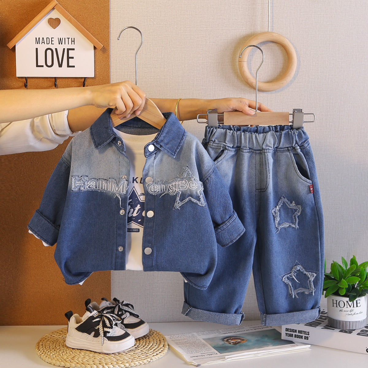 Boys Denim 3-Piece Set