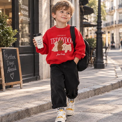 Kids Puppy Hoodie Set