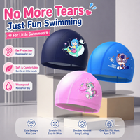 Kids Swim Cap – Cute Design with Ear Protection