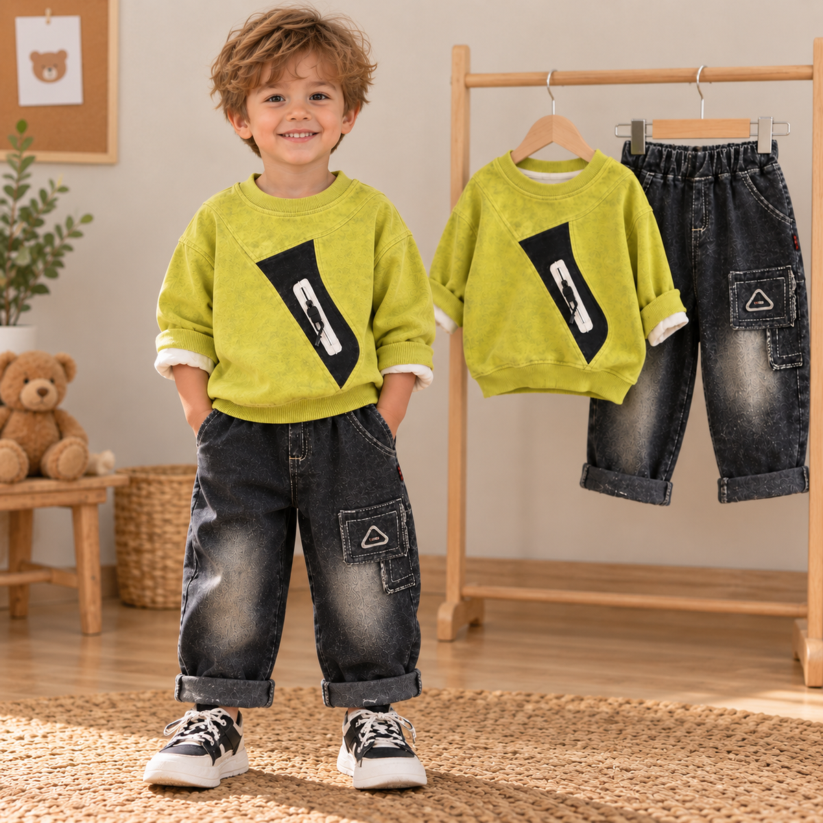 Boys Fleece Hoodie Set