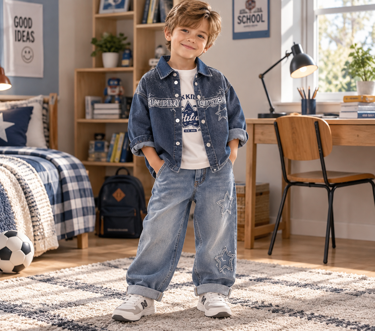 Boys Denim 3-Piece Set