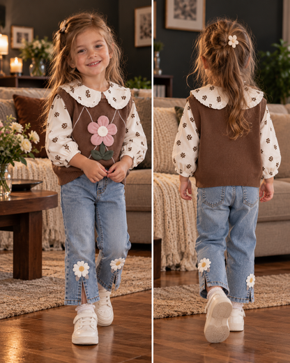 Girls Floral 3-Piece Set