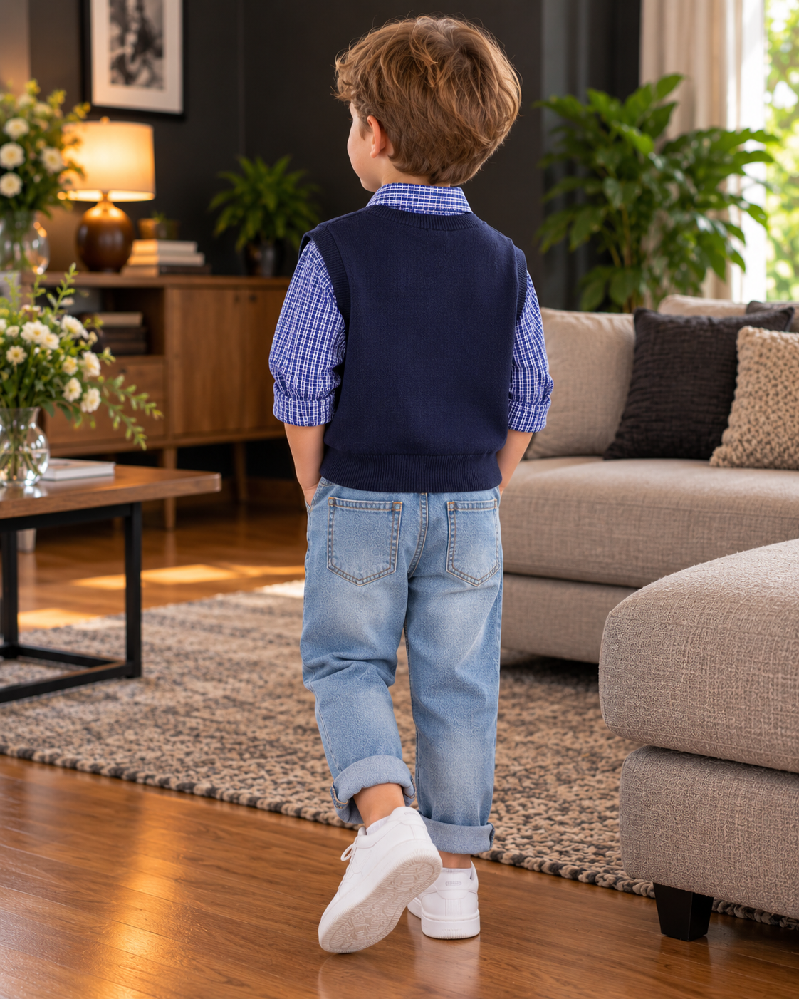Boys Checkered 3-Piece Set