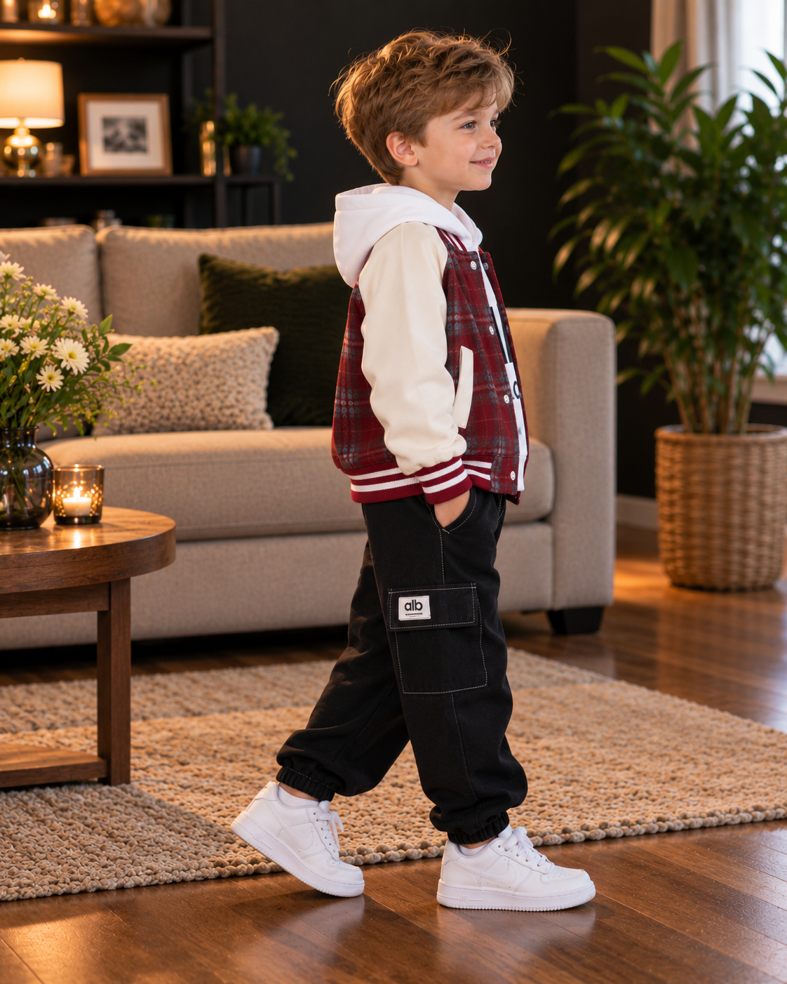 Boys Baseball Jacket Set