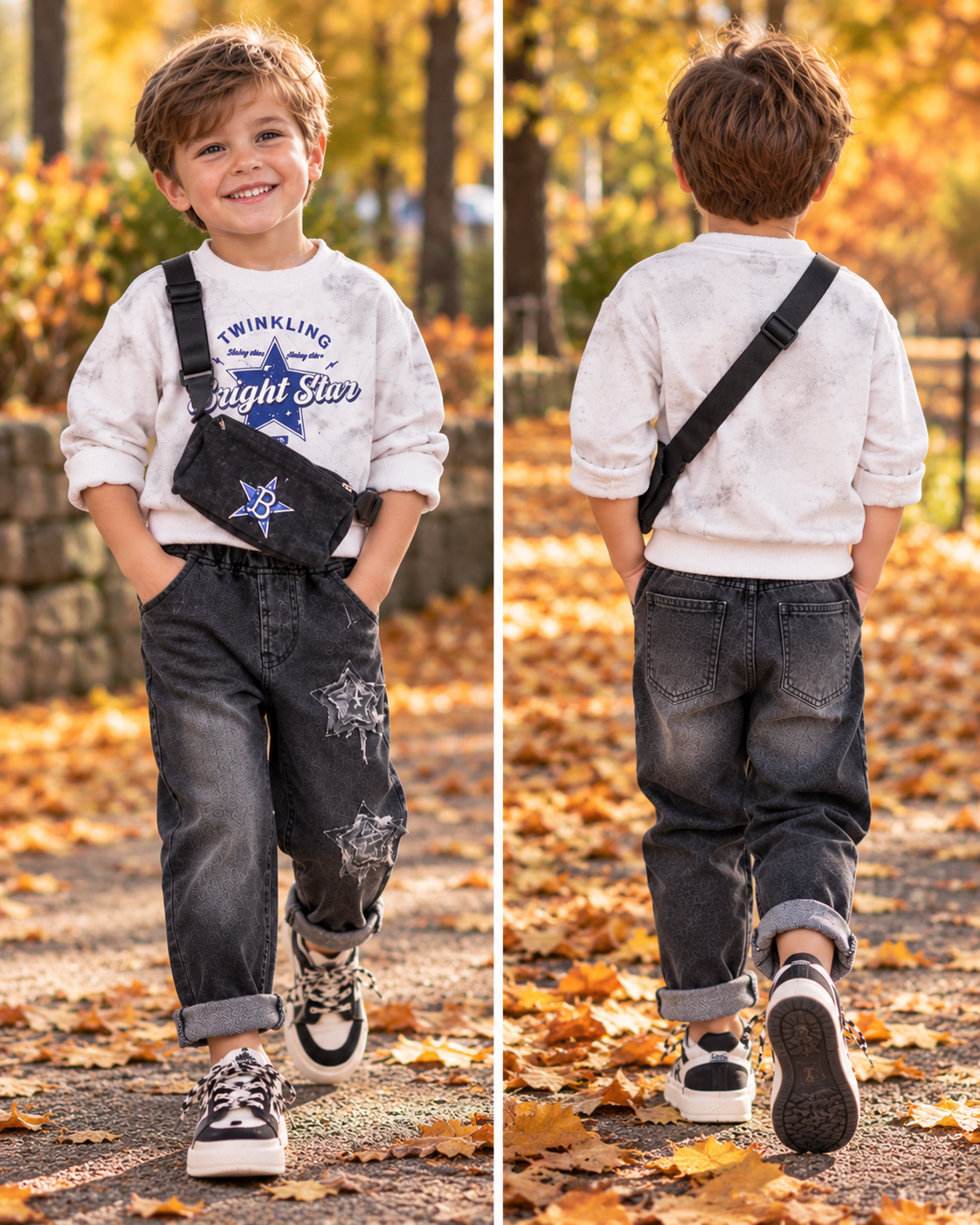 Boys Trendy Hoodie Set