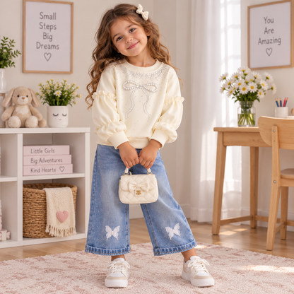 Girls Stylish Hoodie Set
