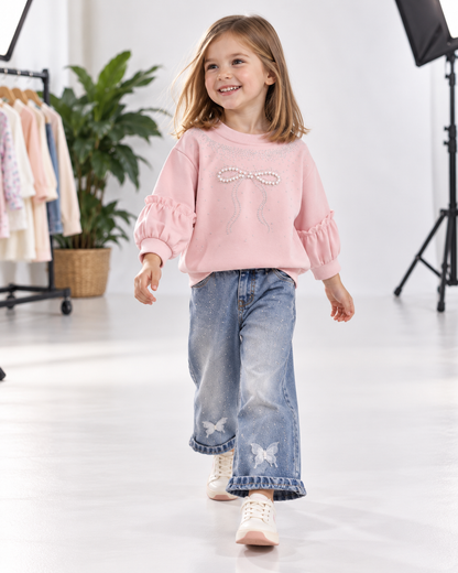 Girls Stylish Hoodie Set