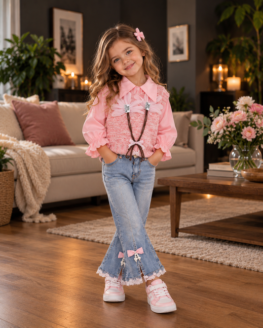 Girls Floral 3-Piece Set