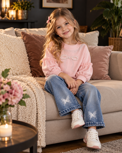 Girls Stylish Hoodie Set