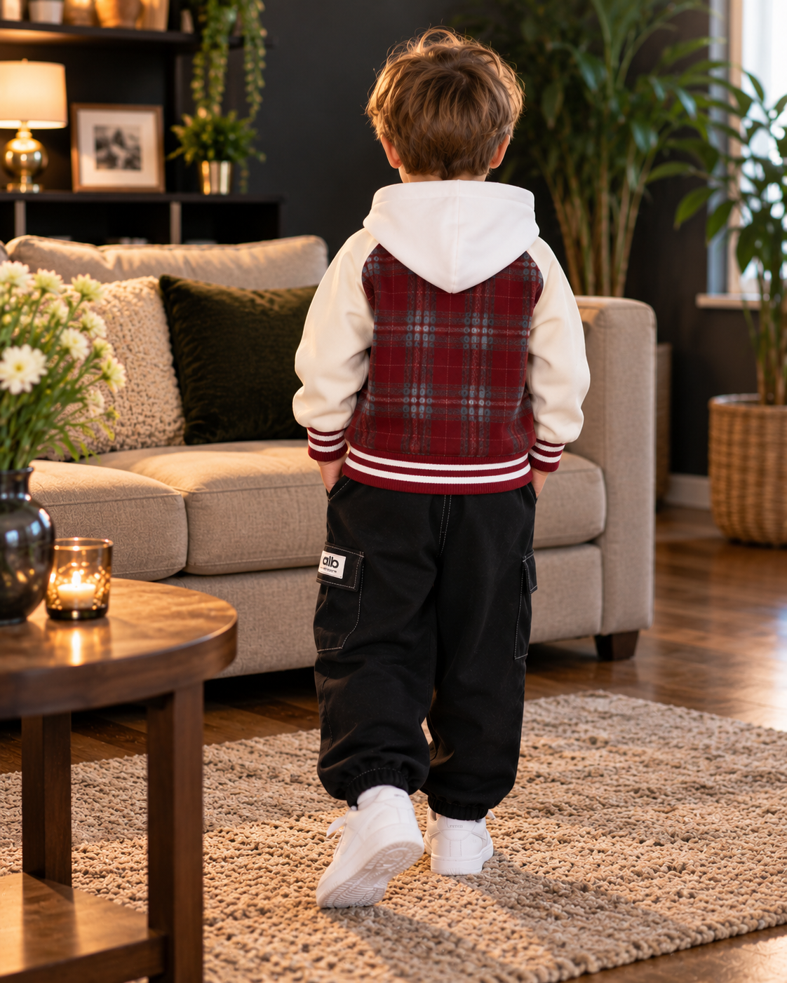 Boys Baseball Jacket Set