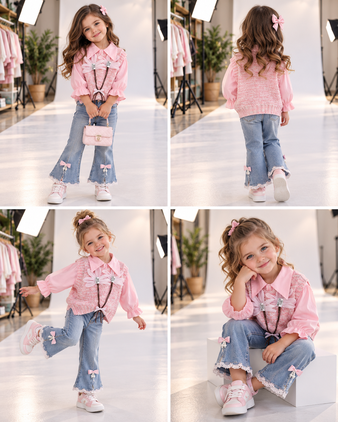 Girls Floral 3-Piece Set