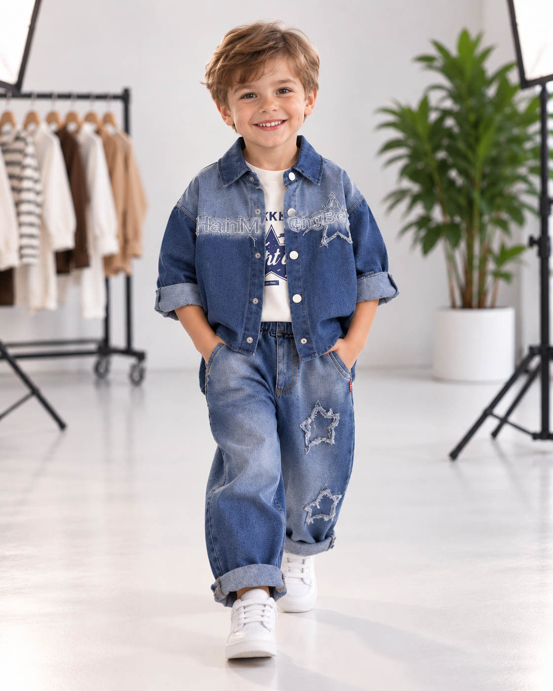 Boys Denim 3-Piece Set