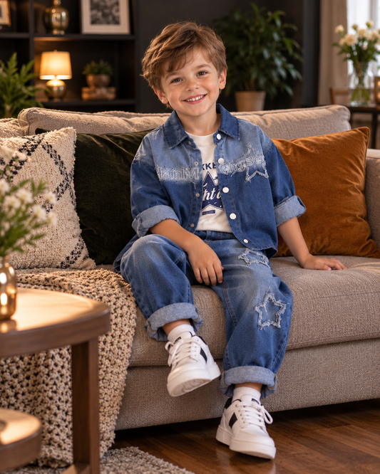 Boys Denim 3-Piece Set