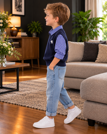 Boys Checkered 3-Piece Set