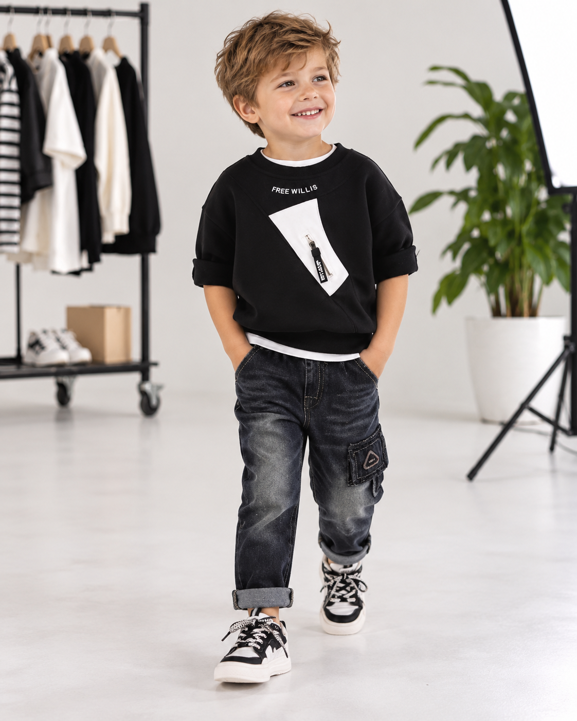 Boys Fleece Hoodie Set