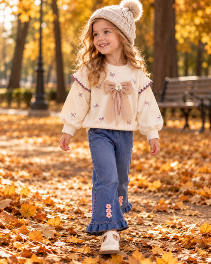 Girls Jeans & Top Set