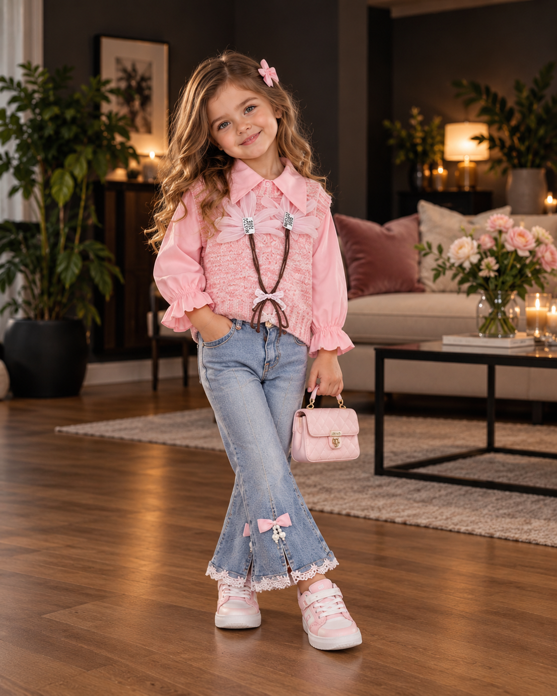 Girls Floral 3-Piece Set