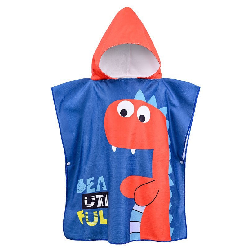 Kids Hooded Towel Cape – Quick-Dry Microfiber Beach & Pool Towel