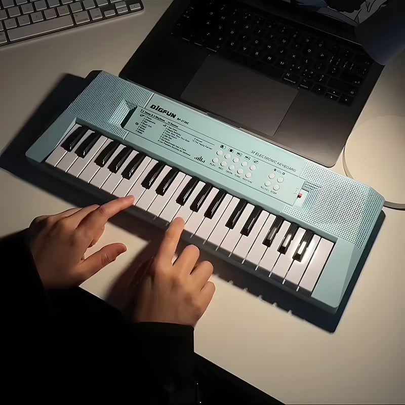 37-Key Kids Electronic Keyboard with Microphone