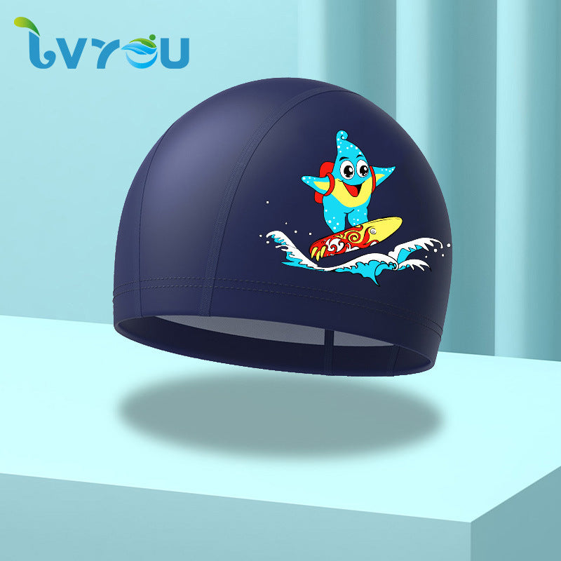 Kids Swim Cap – Cute Design with Ear Protection