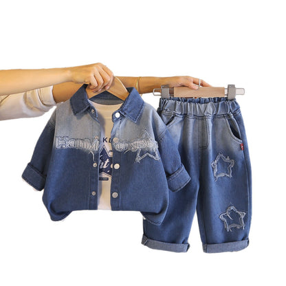 Boys Denim 3-Piece Set