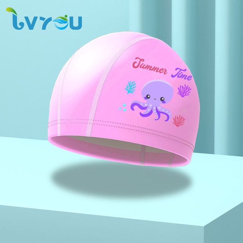 Kids Swim Cap – Cute Design with Ear Protection